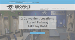 Desktop Screenshot of brownseyecenterwr.com
